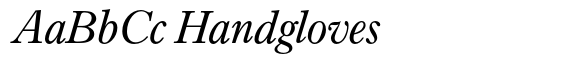 Imprint Std Italic font sample