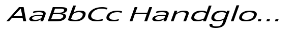 Glorytalk Sans Soft Italic Expanded image