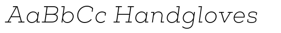 Chom Extra Light Italic image