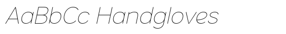 Armonia Sans Thin Italic image