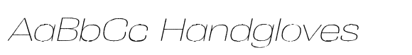 Grange Rough Thin Extended Italic image