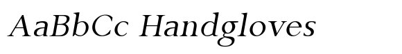 Gazi Light Italic font sample