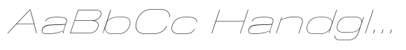 De Box Expanded Hairline Italic image