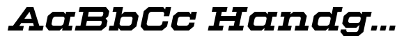 Hattrick Serif Italic Bold Expanded image