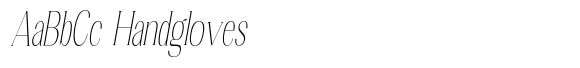 Mandational Thin Condensed Slant image