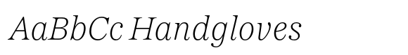 Passenger Serif Extralight Italic image