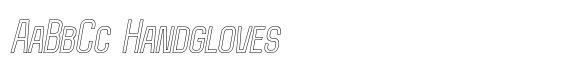 Spacho Thin Outline Italic image