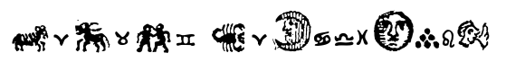 1689 Almanach Symbols image