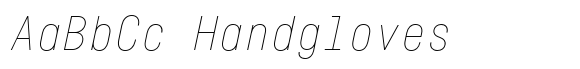 Fabrikat Mono Hairline Italic image