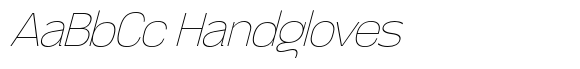 Dignity Grotesk Thin Italic font sample