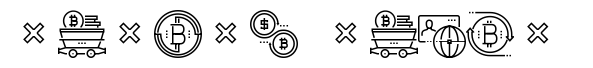 Square Line Icons Money Crypto image