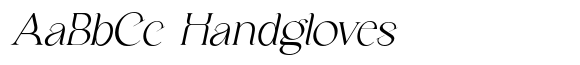 Milchella Italic font sample