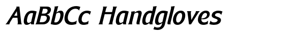 Bendara Medium Italic font sample