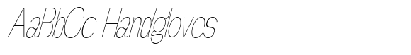 Gathia Sans  Condensed Slant Thin image
