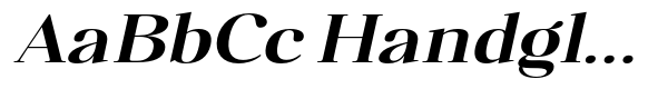 Polisha Reynold Bold Expanded Italic image