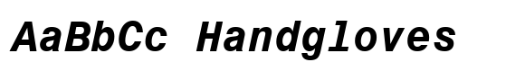 Monospace 821 Bold Italic image