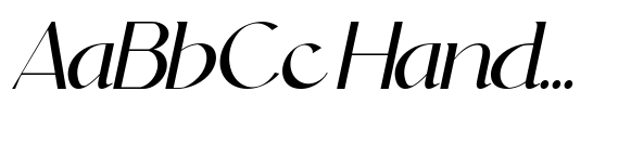 Dolce & Amyara Italic font sample