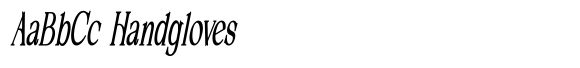 Demetras Contrast UltraCondensed Italic image