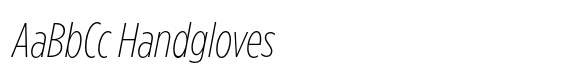 Gotham Condensed Extra Light Italic image
