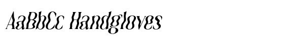 Quagey Italic font sample