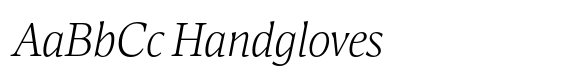 Antonia H2 Light Italic image
