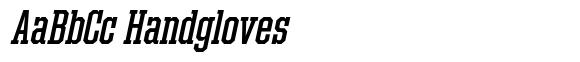 Hattrick Serif Italic Regular Compressed image