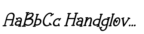 Valentine Balloon Italic font sample