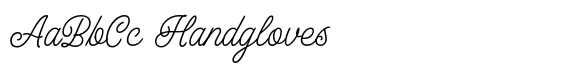 Dencors Script font sample