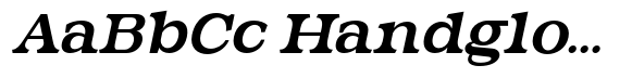 Vellmique Medium Extra Expanded Italic image