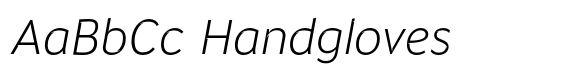 Banjax Notched Light Italic image