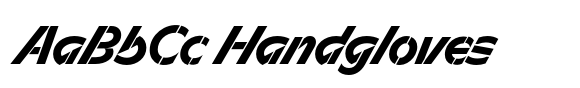 Sizek Pro Stencil Sizek P ST NRW Bold Super Italic image