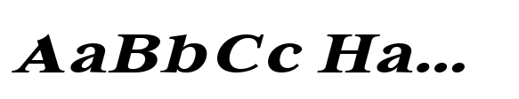 Bia Serif Low Bold Exp Italic image