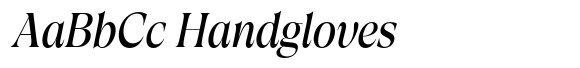 Trefally Serif Condensed Italic image
