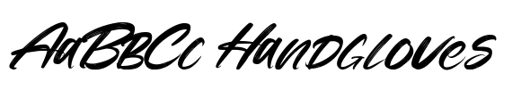 Brassy Italic font sample