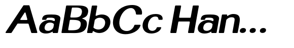 Homiled Soft Bold Expanded Italic image