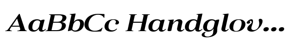 Norche Soft Bold Expanded Italic image