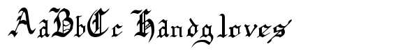 Simeon's Handwritten Blackletter image