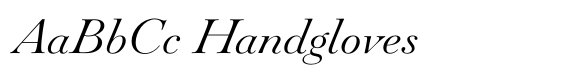 Paganini Light Italic font sample