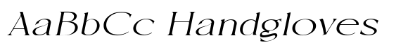 Raiselle Extra Light Expanded Italic image
