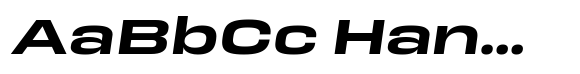 HD Corbit Ultra Expanded Semi Bold Italic image