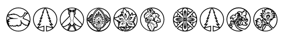 Medallion Ornaments image