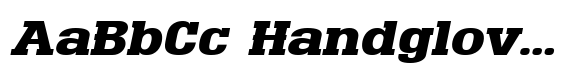 Montrex Slab Extra Bold Expanded Italic image