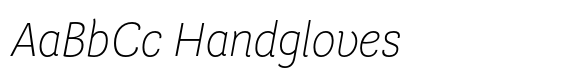 Guanabara Sans Thin Italic image