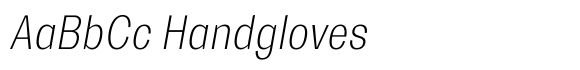 Trivia Gothic S1 Semi-cond Thin Italic image