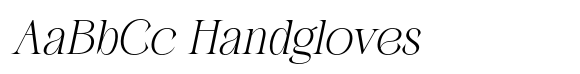 Febila Italic font sample