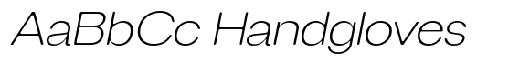 Degitan Soft Extra Light Semi Expanded Italic image