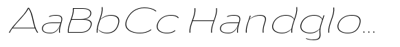 Aukim II Shape Thin Expanded Italic image