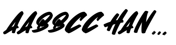 Darkside Black Italic font sample