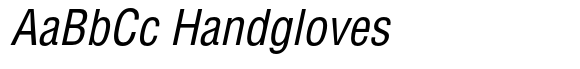 Helvetica Pro Condensed Oblique image