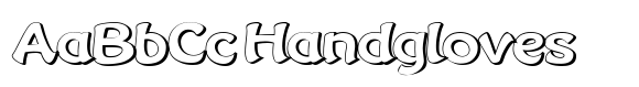 Nekluch Shadow font sample